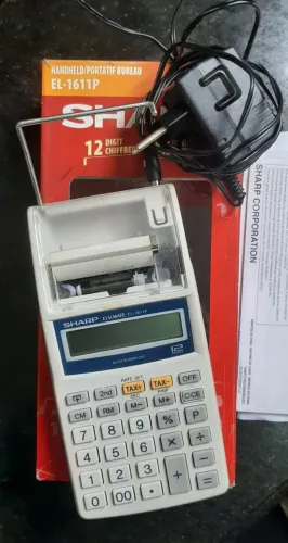 Calculadora Sharp com Bobina