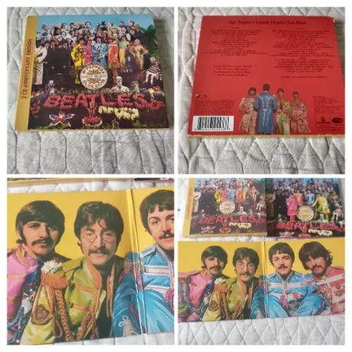 Cd The Beatles Sgt. Pepper's Stereo 1987 Uk Case Booklet (Usado)