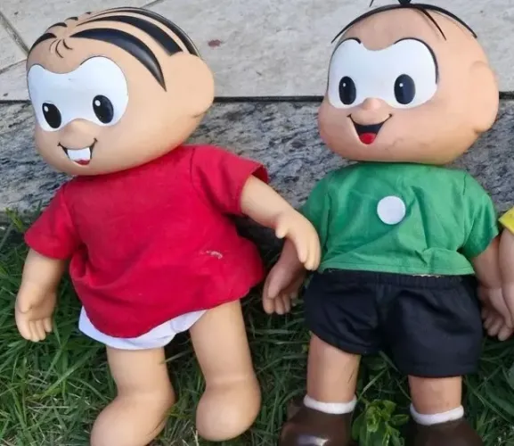 Bonecos Turma da Mônica monica e cebolinha