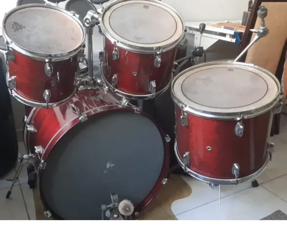 Bateria Pearl Export Shell Pack e Ton Holders