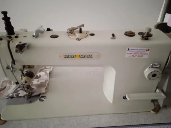 Máquina de costura ind transporte duplo Megamak