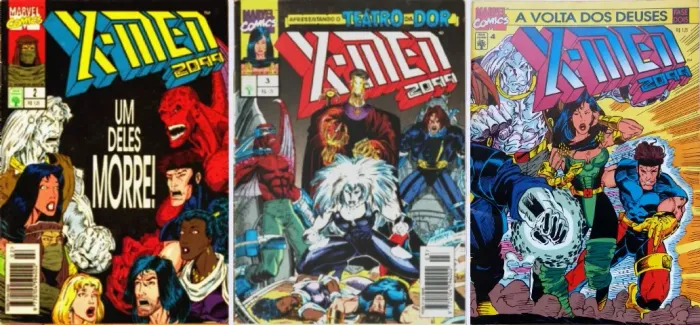 X-Men 2099 n°s 2, 3 e 4 (Abril) [1994].