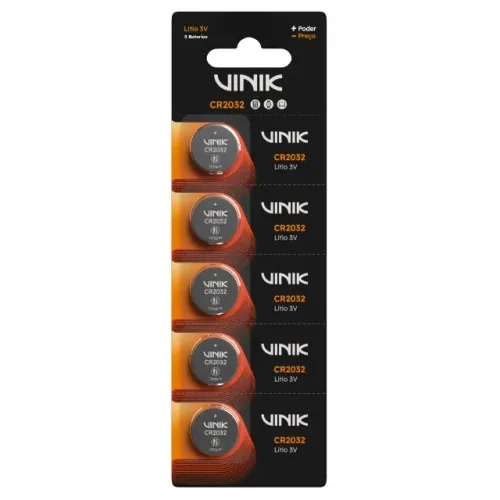 Bateria De Litio Cr2032 C/5 3V - VINIK