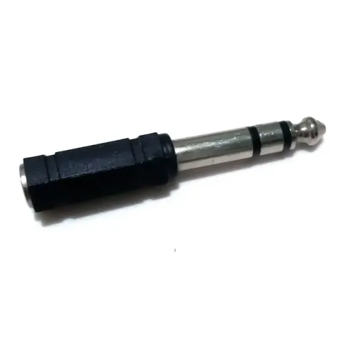 Adaptador P2 Fêmea Stereo x P10 Macho Stereo