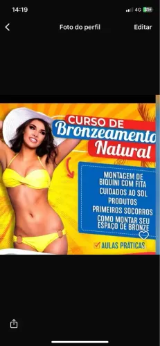 Curso bronzeamento natural 220$