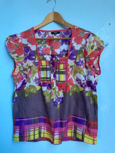 Blusa de Festa Junina Feminina, Tam 48