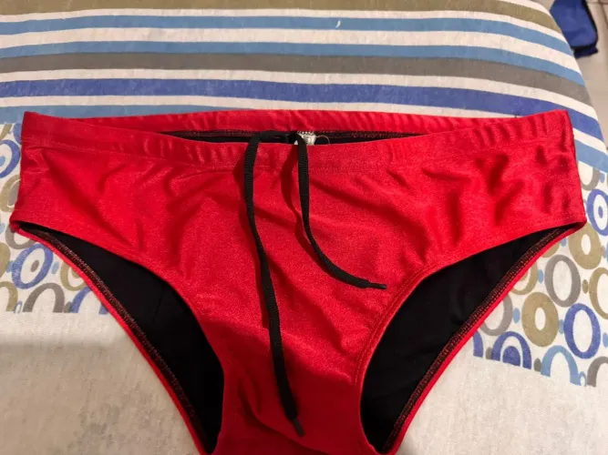Sunga slim de Vermelho vibrante