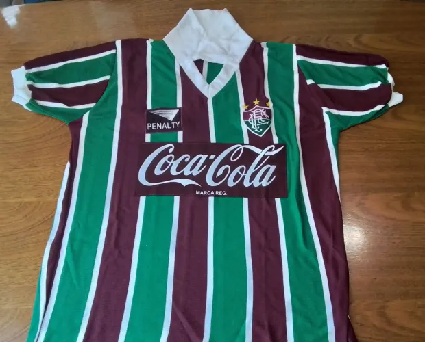 Camisa de Time Fluminense Retrô Penalty Coca-Cola