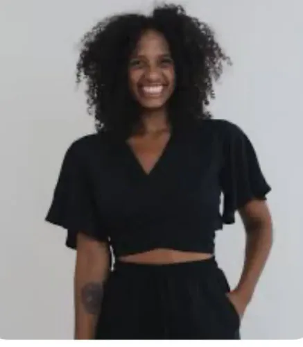 Cropped 100% Viscose Preto Latienda