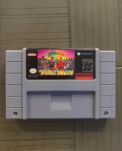 Jogo fita Double Dragon Super Nintendo repro snes