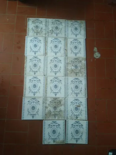 Azulejos antigos decorativos