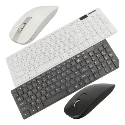 Kit Teclado E Mouse Sem Fio - Novo