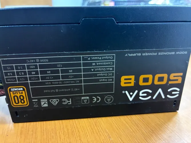 Fonte evga 500w 80 plus bronze