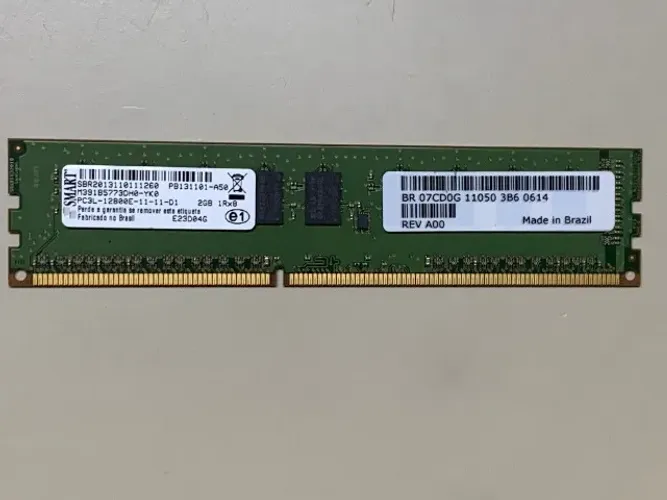 Memória Smart Pc3l-12800E 2Gb Ddr3 11-11-d1 1Ex8
