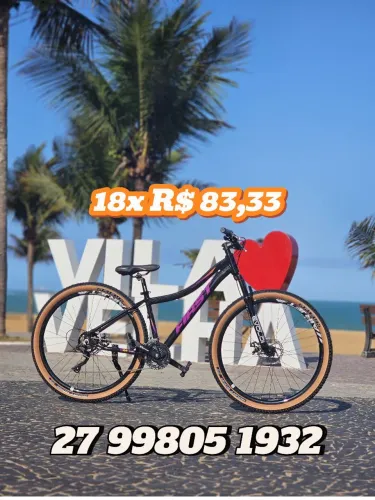 Bicicleta Aro 29 Alumínio MTB First 21v Microshift com Cabeamento Interno SOMOS LOJA