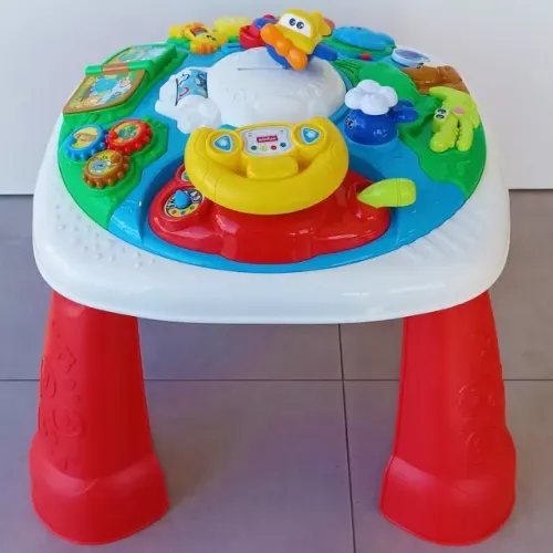 Mesa de Atividades Infantil Para Bebê Com Luzes Som e Melodias