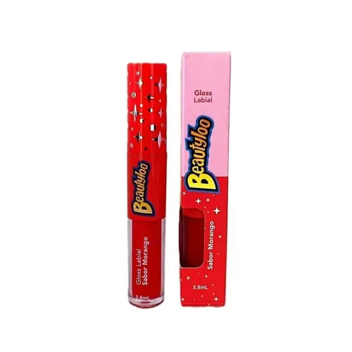 Gloss Labial Beautyloo Sabor Morango 3,8ml