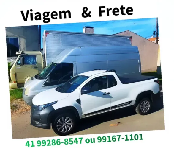 Aceitamos cartão débito e crédito( VIAGEM & FRETE)