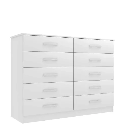 PROMOÇÃO CÔMODA MARBELA 0.92 CM - 10 GAVETAS -EVIDÊNCIA MÓVEIS