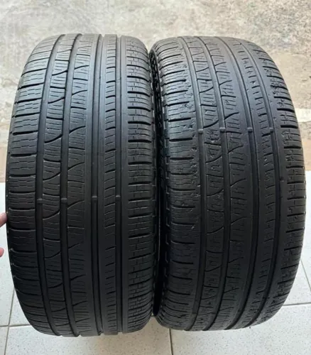 Par de pneu 235 45 aro 19 Pirelli Scorpion Verde semi-novos