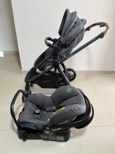 Carrinho Travel System Maxi-cosi Anna³ Trio Sparkling Grey