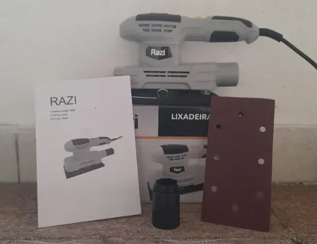 Lixadeira Orbital Razi 127 Volts Com Velcro