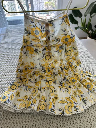 Vestidinho importado, forrado, lindo para ensaio fotográfico. - Tam 4T