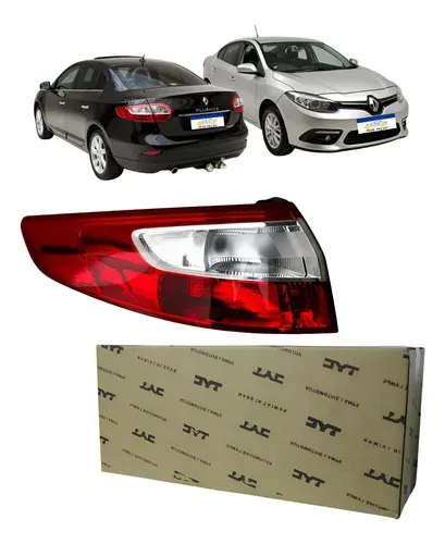 Lanterna Esquerda Renault Fluence 2011 A 2016 Canto Sem Led Esquerdo/motorista Esquerdo