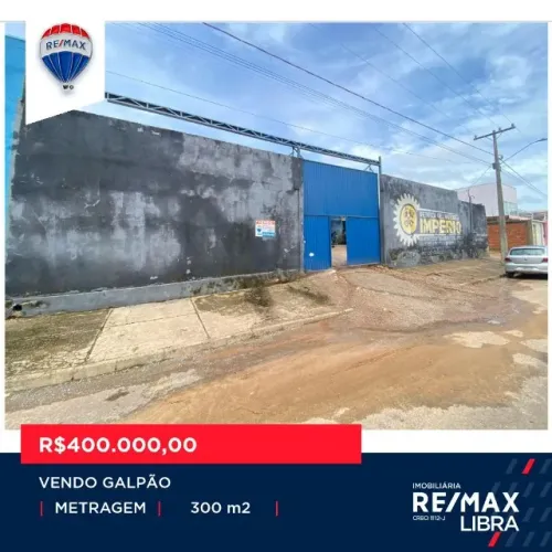 IMOBILIÁRIA RE/MAX LIBRA  VENDE GALPÃO 