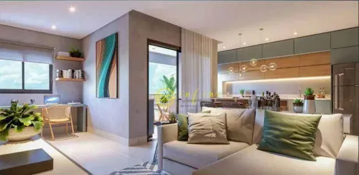 Apartamento com 1 Quarto Suíte à venda, 68 m² por R$ 700.000 - Condomínio Residencial Atmo