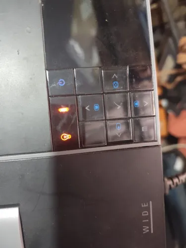 Projetor dell lâmpada queimada