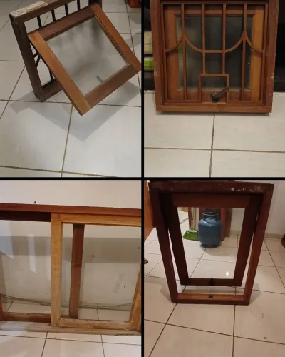 Janelas Madeira Maciça Diversos Tamanhos