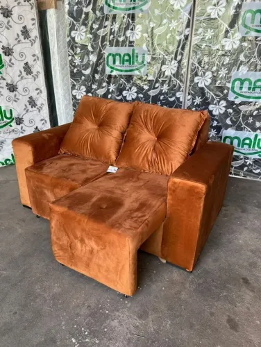 Sofá 2 Lugares com Chaise - Conforto e Elegância