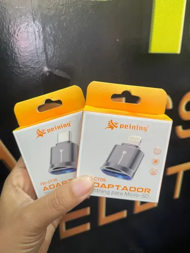 Adaptador Peining para Micro-SD - Diversos Modellos iPhone e tipo C