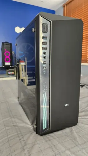 Gabinete NOX Infinity Atom, Mid Tower, Lateral em Vidro Temperado