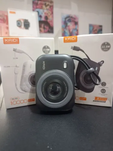 Carregador portátil turbo 10000mah (conexão via indução e cabo)
