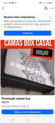 Cama box casal modelos apartir de 300 reais