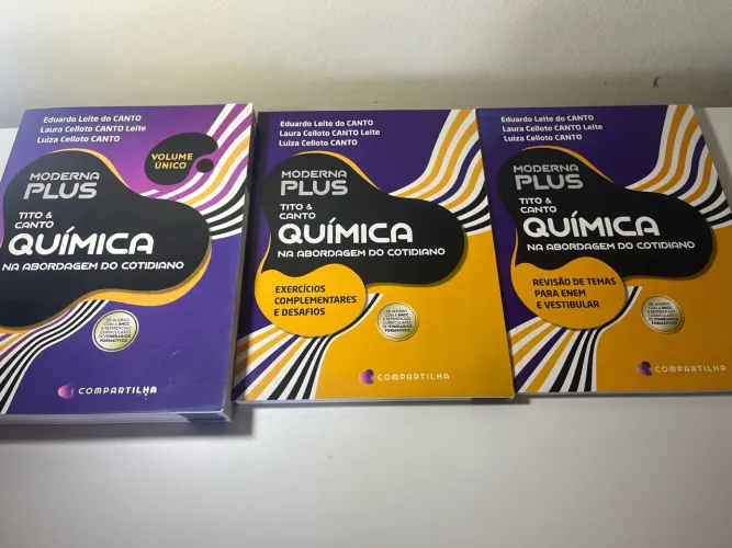Livro de Química Moderna Plus + Exercício e Revisão