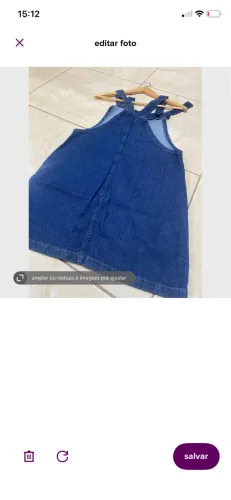 salopete jeans jardineira saia macacão macaquinho curto