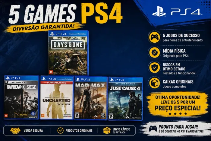 Jogos playstation 4