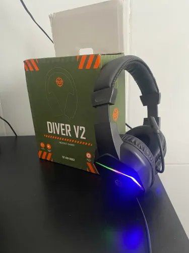 Headset gamer usado apenas 2 vezes
