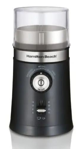 Moedor Hamilton Beach, 80393-BZ127, Ajustável , 127V, Preto