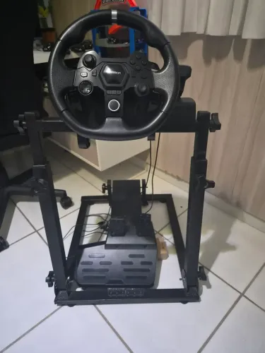 Volante gamer artaxes + suporte universal