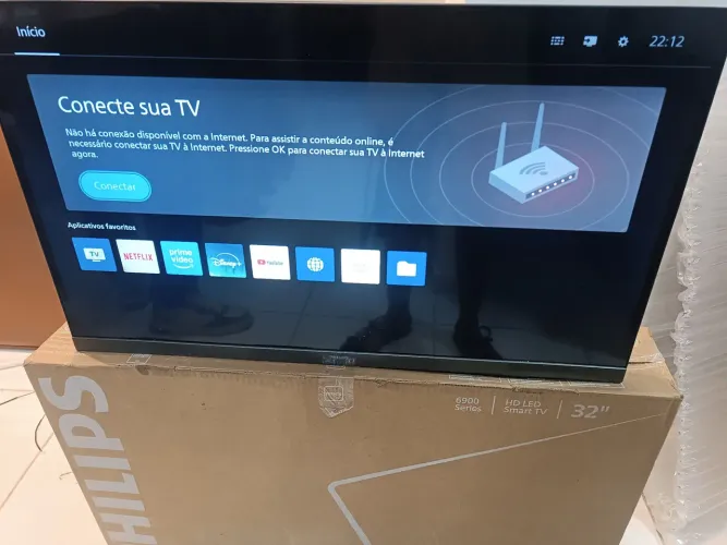 Smart tv Philips 32 polegadas nova