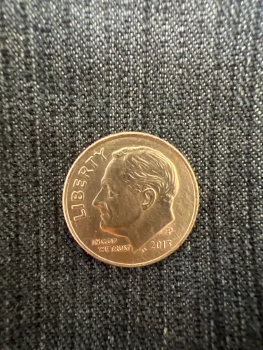 Moeda americana dime americano (10 cents).