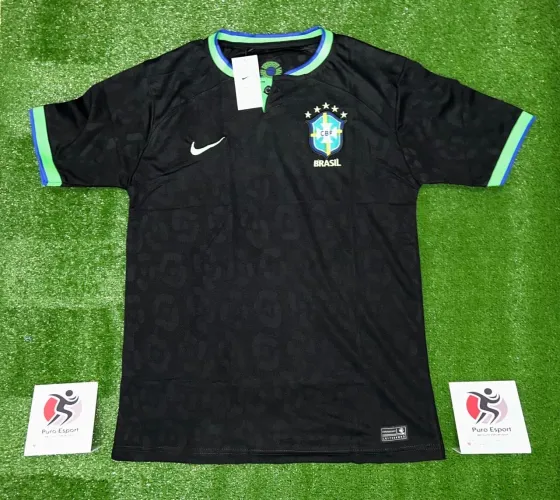 Camisa do Brasil preta do P até o GG