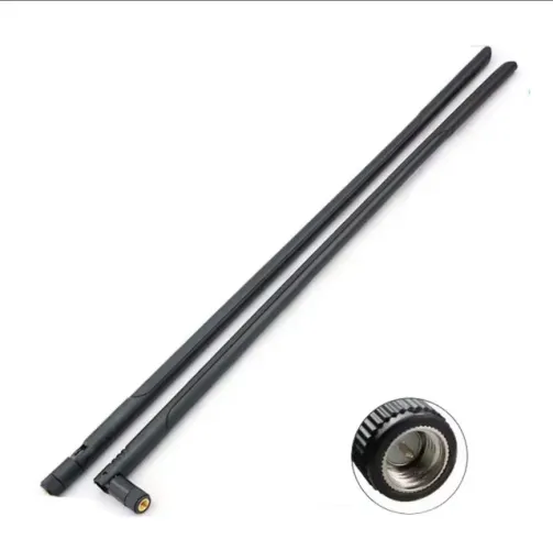 Antena wi-fi 2.4g 5.8g, 12dbi, alto ganho, rp sma, macho, omni, dobrável, para roteador se