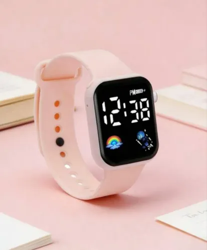 Vendo relógio digital branco