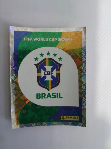 Figurinha avulsa logo Escudo brilhante do Brasil