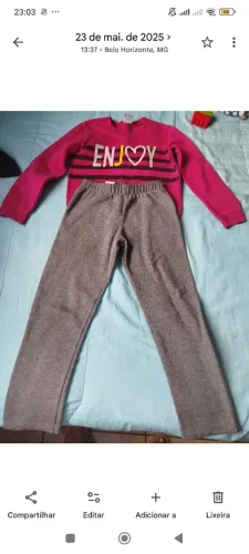Moletom menina infantil